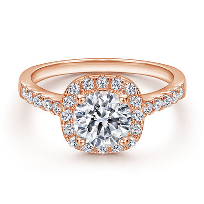 The Victoria - 18kt Rose Gold Wedding Ring Set
