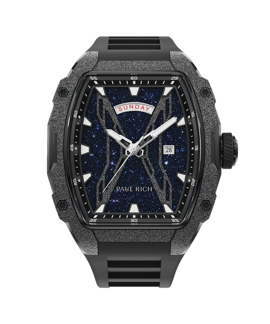 Astro Day & Date Galaxy Black