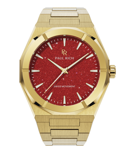 Star Dust II Gold Red